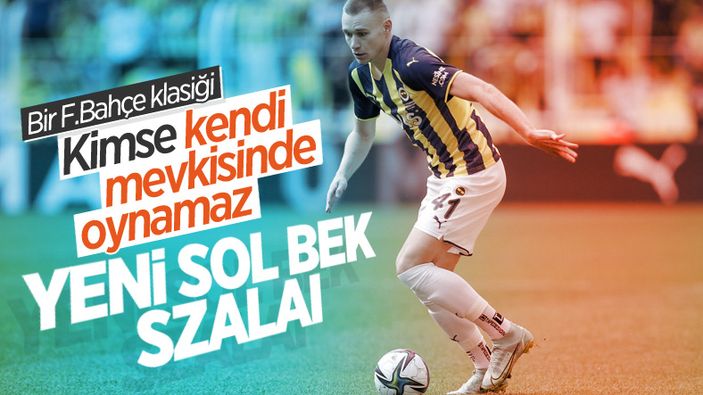 Attila Szalai sol beke geçiyor