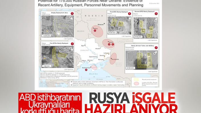 ABD istihbaratı: Rusya, Ukrayna'yı işgale hazırlanıyor
