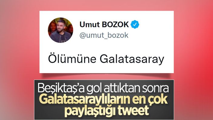 Galatasaray taraftarından Umut Bozok paylaşımı
