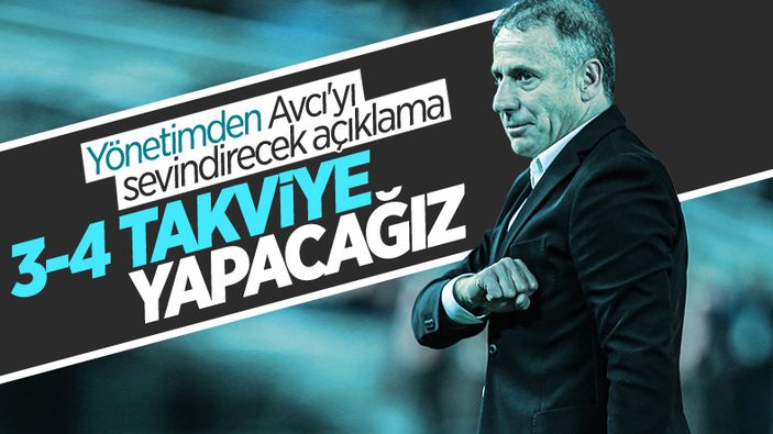 Trabzonspor Başkan Yardımcısı Doğan: 3-4 takviye yapacağız