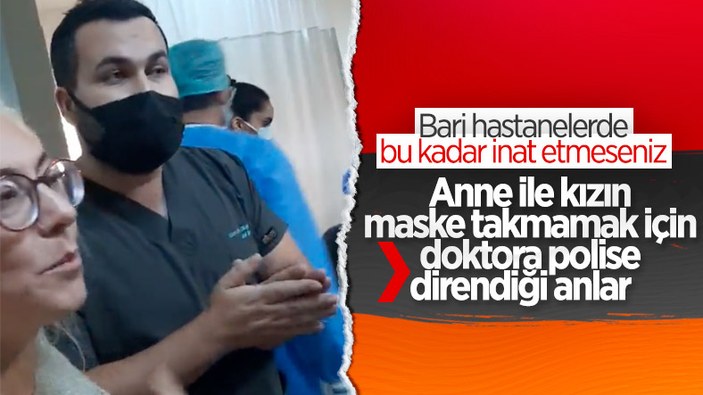 Sakarya Yenikent Devlet Hastanesi'nde maske tartışması