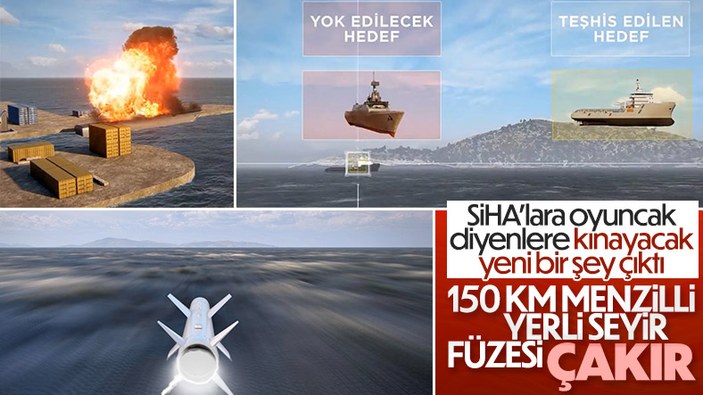Türkiye'nin yeni seyir füzesi Çakır, göreve hazırlanıyor