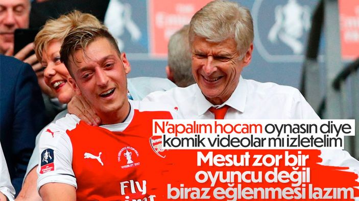 Arsene Wenger: Mesut'un biraz eğlenmesi gerekiyor