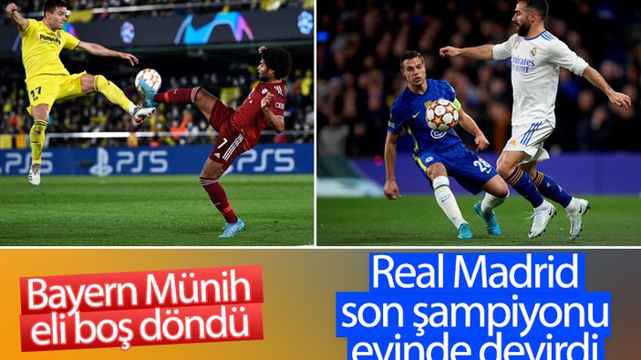 Real Madrid UEFA Şampiyonlar Ligi çeyrek finalinde Chelsea'yi devirdi