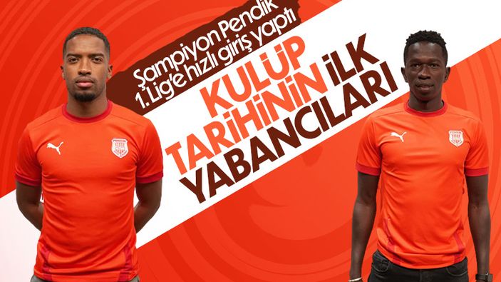 Leandro Kappel ve Khaly Thiam Pendikspor'da