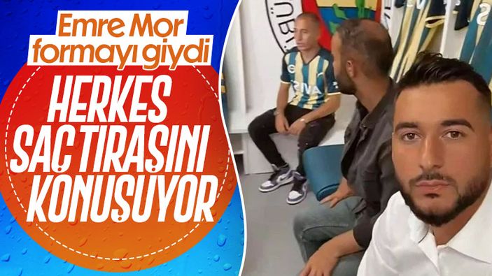 Emre Mor, Fenerbahçe formasıyla görüntülendi