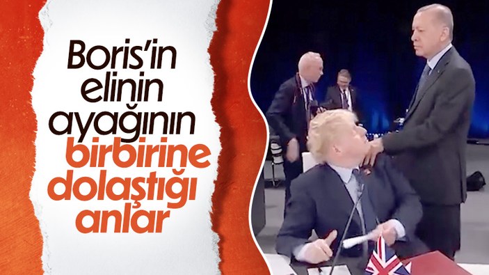 Cumhurbaşkanı Erdoğan ile Boris Johnson'ın eğlenceli anları