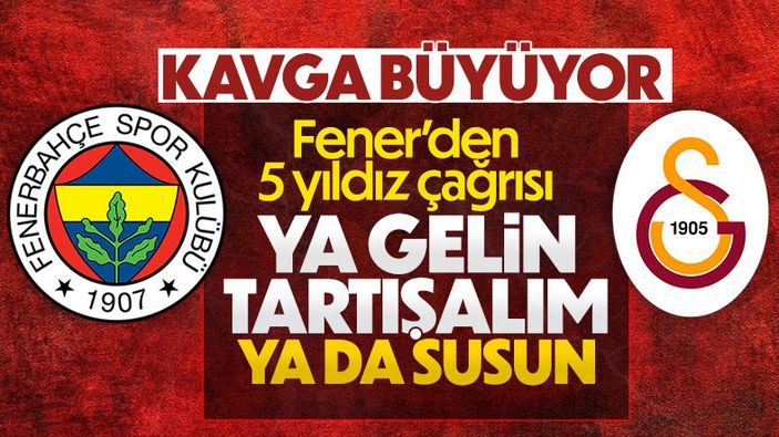 Fenerbahçe'den Galatasaray'a 28 şampiyonluk çağrısı