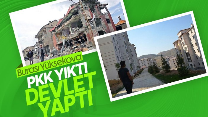 Yüksekova'da terör mağduru aileler yeni yuvalarına kavuşuyor