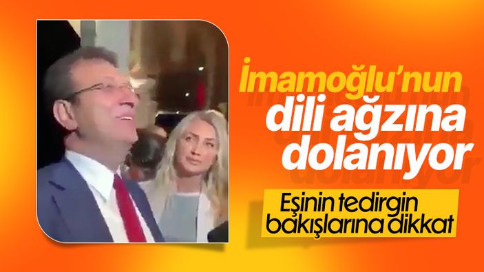 Ekrem İmamoğlu'nun röportajındaki garip halleri