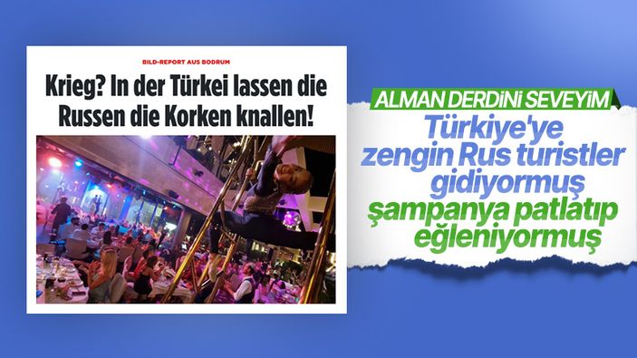 Alman Bild, Türkiye’de tatil yapan Rusları yazdı