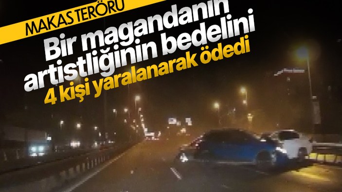 İstanbul’da trafikte makas attı: 4 yaralı