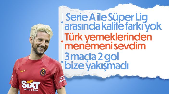 Dries Mertens'ten samimi açıklamalar
