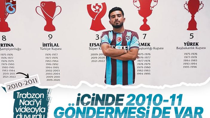 Trabzonspor, Naci Ünüvar'ı açıkladı