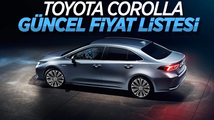 Eylülde zam geldi: İşte Toyota Corolla fiyat listesi