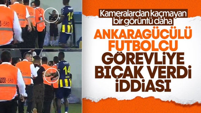 Ankaragücü - Beşiktaş maçında bıçak iddiası