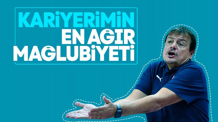 Ergin Ataman: Kariyerimin en ağır mağlubiyeti bu