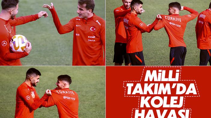 Milli Takım'da eğlenceli anlar