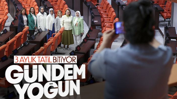 TBMM 6. Yasama yılı için hazırlanıyor