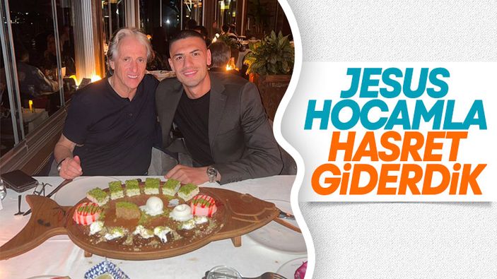 Merih Demiral, Jorge Jesus ile bir araya geldi