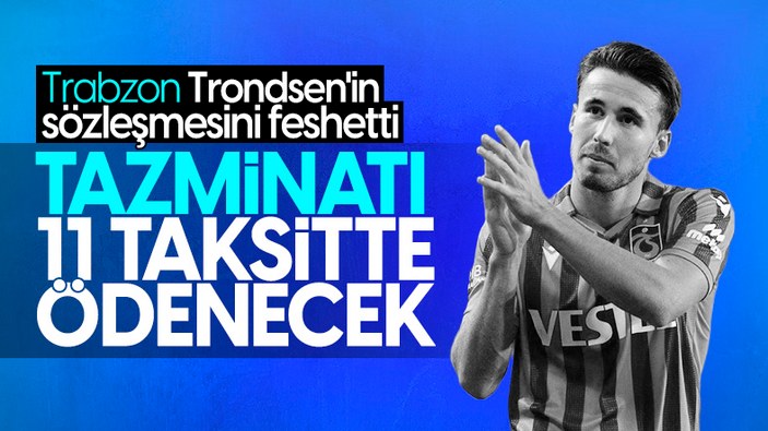 Trabzonspor Trondsen'le yolları ayırdı