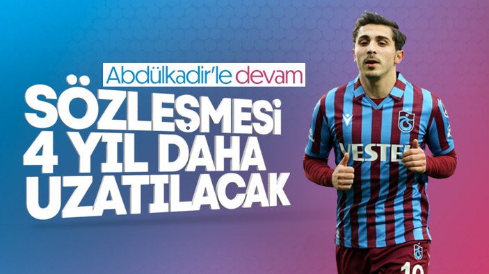 Trabzonspor'da Abdülkadir'e yeni sözleşme