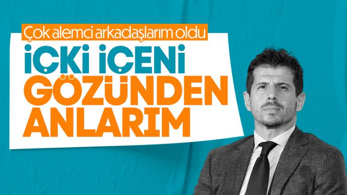 Emre Belözoğlu: İçki içeni gözünden anlarım