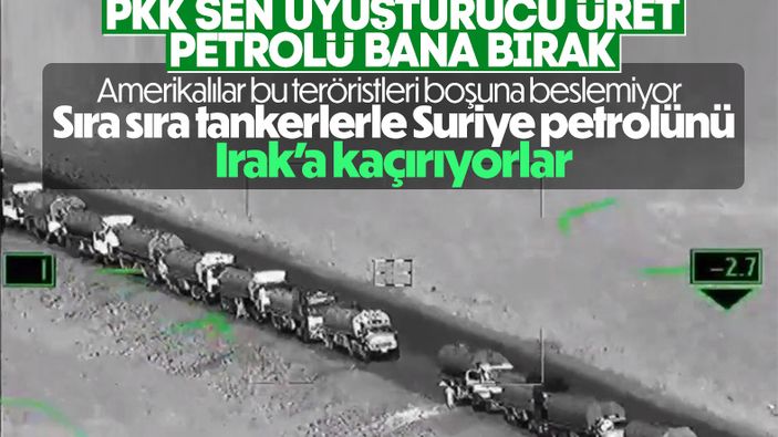 ABD, Suriye petrolünü teröristlerle Irak'a kaçırdı