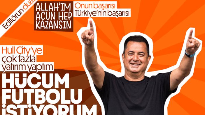 Acun Ilıcalı'dan yeni teknik direktör açıklaması