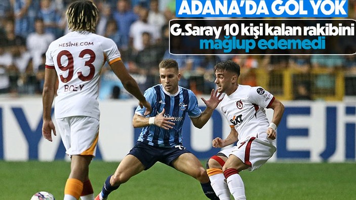 Galatasaray, Adana Demirspor ile golsüz berabere kaldı