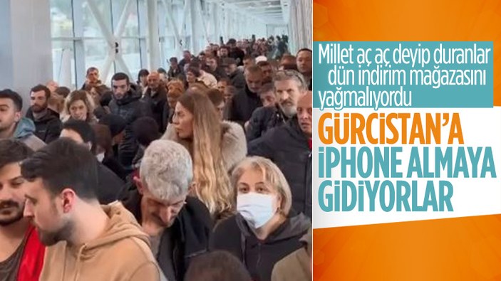Türkiye'den Gürcistan'a iPhone çıkarması