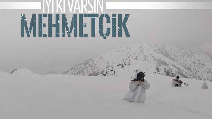 Mehmetçik zorlu hava ve arazi koşullarına rağmen görevde