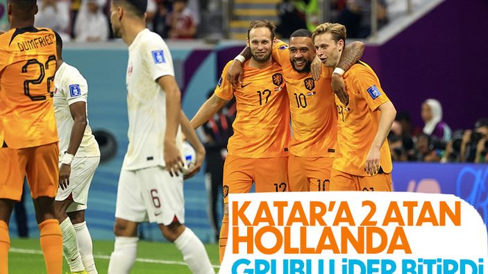 Hollanda 7 puanla grubunu lider tamamladı
