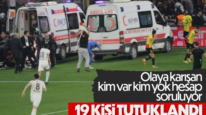 Olaylı Göztepe-Altay derbisinde 19 tutuklama
