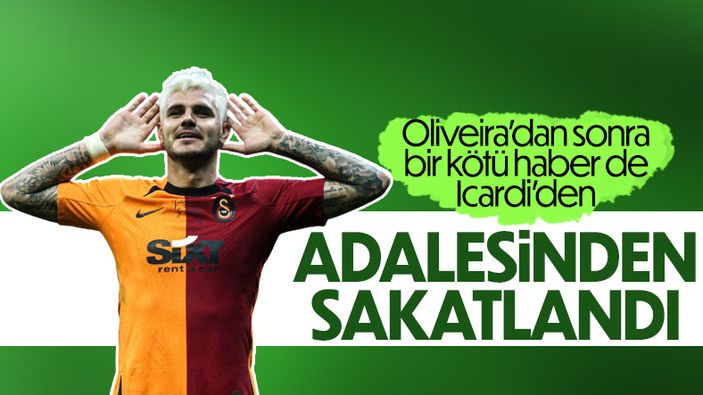 Galatasaray'a Mauro Icardi'den kötü haber