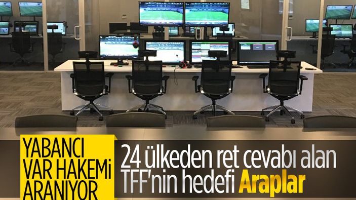 TFF’nin yabancı VAR hakemi görüşmelerinden sonuç çıkmadı