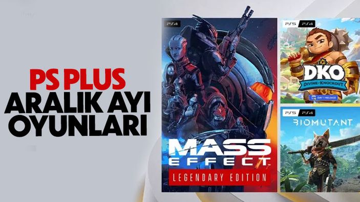 PS Plus abonelerine Aralık 2022'de verilecek ücretsiz oyunlar