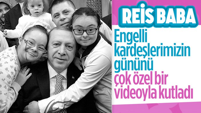 Cumhurbaşkanı Erdoğan'dan Dünya Engelliler Günü paylaşımı 