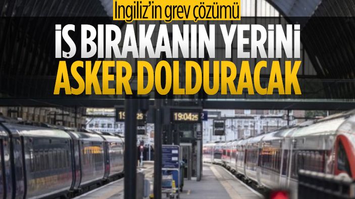 İngiltere'de greve gidenlerin yerine askeri personel gelebilir