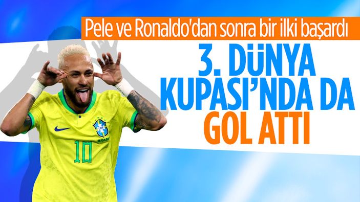 Neymar, Pele ve Ronaldo'dan sonra bir ilki başardı