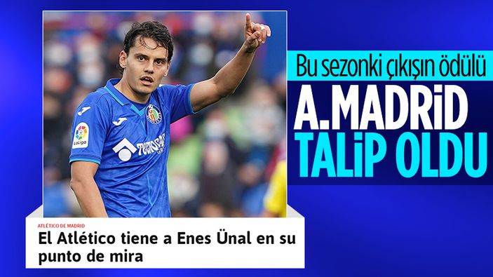 Atletico Madrid'de hedef Enes Ünal