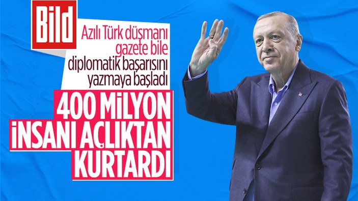 Bild: Cumhurbaşkanı Erdoğan, 400 milyon insan için devreye girdi
