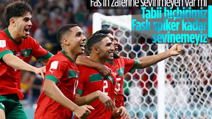 Faslı spikerin coştuğu anlar: Güle güle İspanya