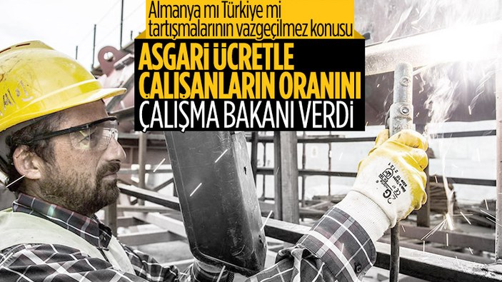 Türkiye'de asgari ücretle çalışanların oranı belli oldu