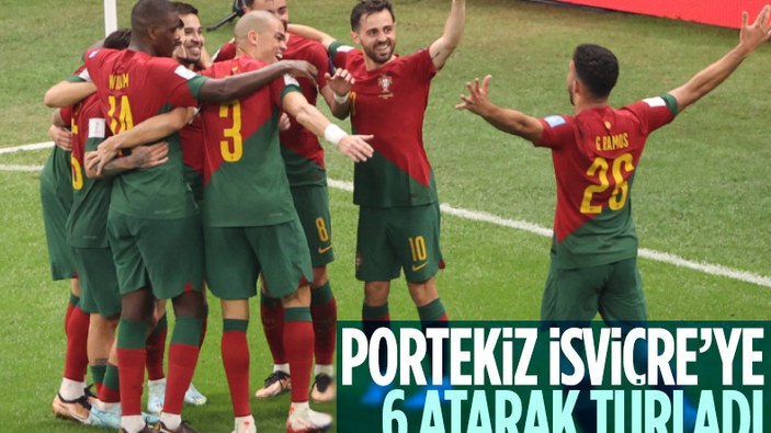 Portekiz, İsviçre'yi 6-1 yendi