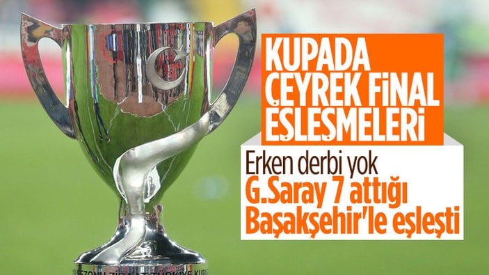 Türkiye Kupası'nda çeyrek final ve yarı final kuraları