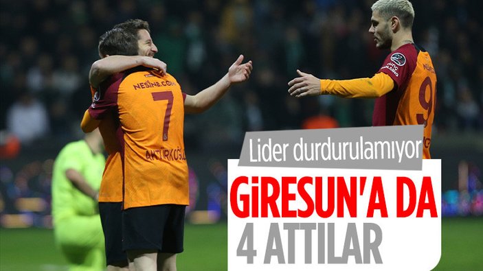 Galatasaray, Giresunspor'u farklı geçti