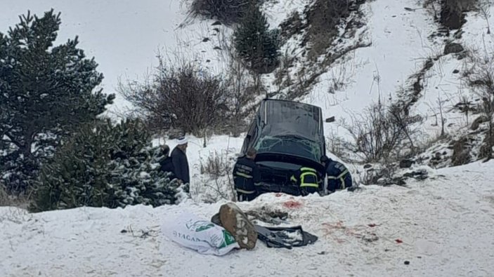 Tokat'ta kar yağışı ve buzlanma kaza getirdi: 1 ölü, 3 yaralı