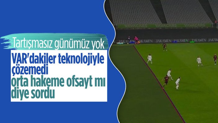 Fatih Karagümrük'ün penaltı beklediği pozisyon ofsayt çıktı