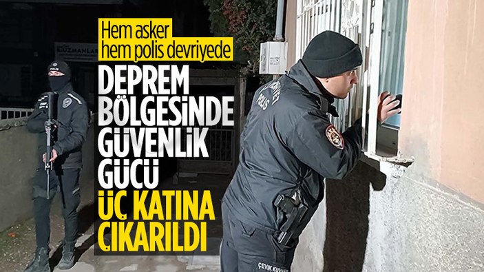 İçişleri Bakanı Süleyman Soylu: Deprem bölgesinde güvenlik gücünü üçe katladık